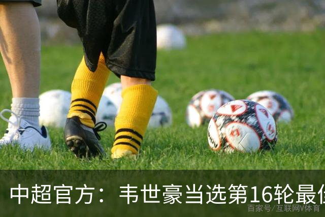 中超官方：韦世豪当选第16轮最佳球员 梅开二度补时绝杀